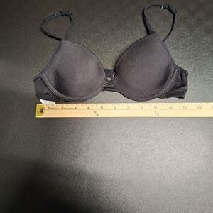 Hanes Classic Black Bra